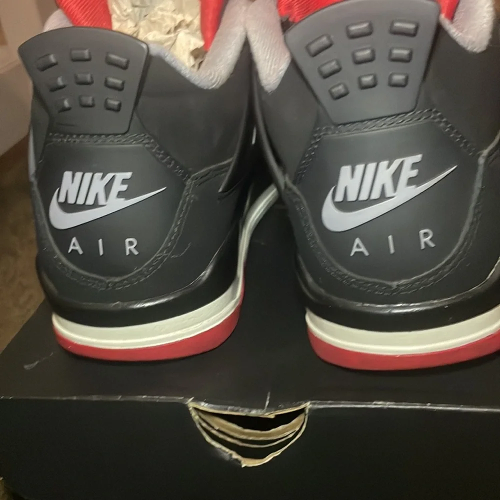 Air Jordan 4 Retro black/cement grey (2019)- GS 5.5
